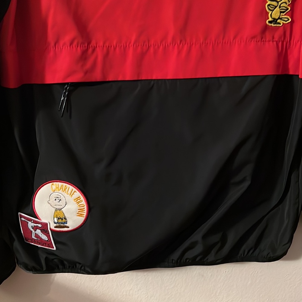 Coach x peanuts men’s embroidered patch logo monogram packable windbreaker NEW - Picture 8 of 11